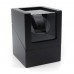 SINGLE WOODEN WATCH WINDER, PIANO BLACK/BROWN WOODEN PATTERN