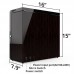 LUXURY SAFETY WATCH WINDER BOX FOR 18 AUTOMATIC WATCHES WITH QUIET MOTOR