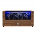 WATCH WINDER WITH 6 WINDER SPACE, PEAR WOOD QUAD WATCH BOX