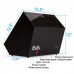 WOODEN/ CARBON FIBER EIGHT WATCH WINDER BOX WITH 8 WINDING SPACE