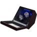 DOUBLE WOODEN WATCH WINDER INCLUDE OVERSIZE PILLOW