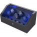 12 PIECES WATCH WINDER WITH STORAGE, PINE BARK PATTERN