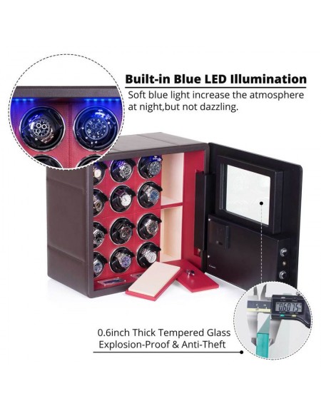 12 PIECES INTELLIGENT WATCH JEWELRY SAFE BOX