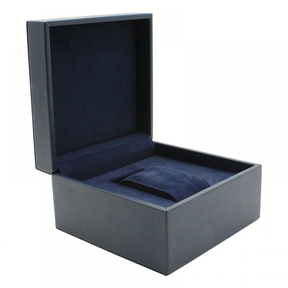 Single Watch Winder of Black Ostrich Leather Exterior - Image 3