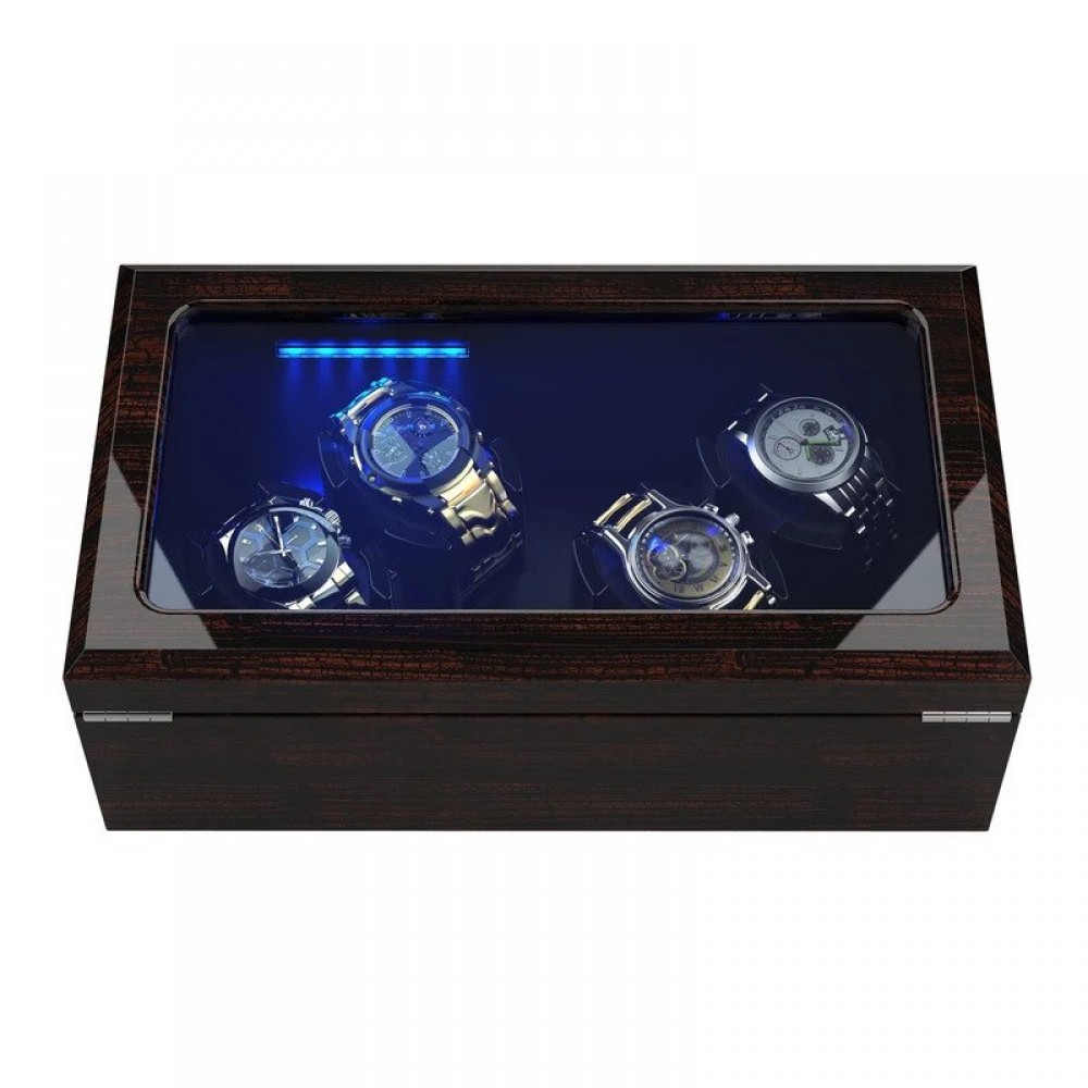 4 Pieces Wooden Watch Winder Case for Rolex - Image 2