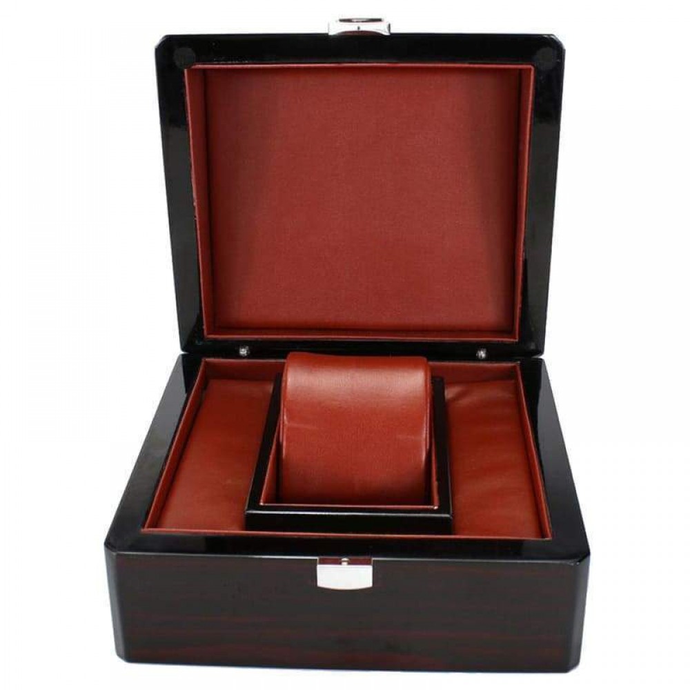 Black Wooden Dual Watch Winder Box丨Best Automatic Watch Winder 2020丨Luxury Rolex Safety Watch Box丨Double Watch Winder - Image 2